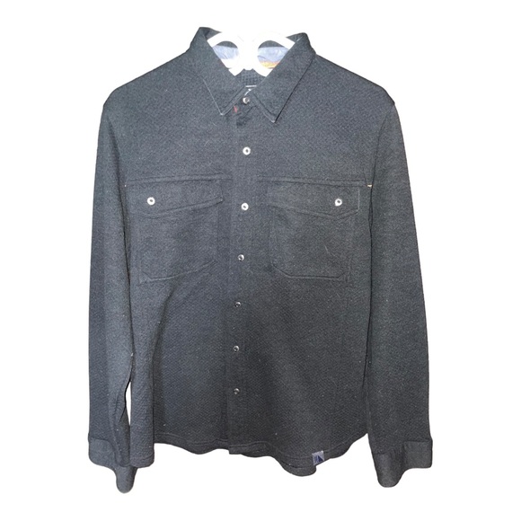 ll bean mens shirt large long sleeve button down. Black / large fits like a med - Picture 4 of 4